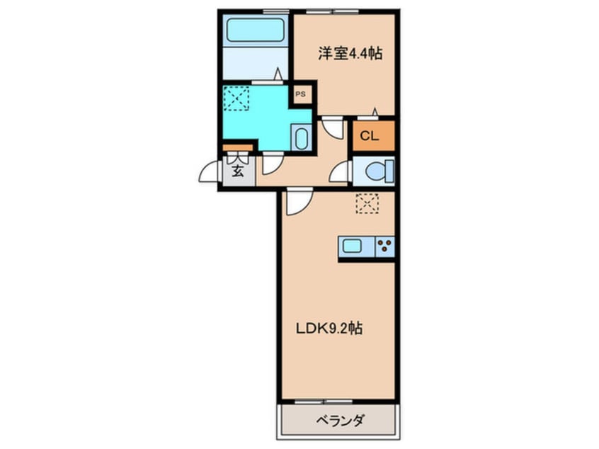 間取図 カサグランデ松下