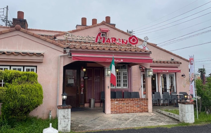 ピッツェリアマリノ 稲沢店(その他飲食（ファミレスなど）)まで400m カサグランデ松下