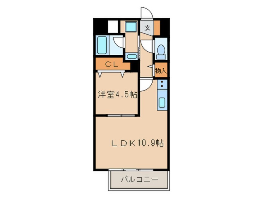 間取図 ル・コンセルト本陣