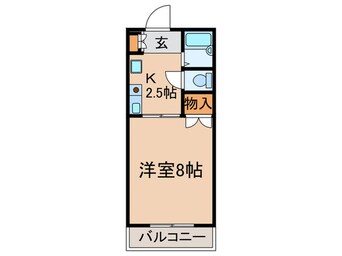 間取図 ヴィラ社が丘Ⅱ