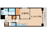 ＬＡＵＬＥＡ　ＨＥＩＡＮ 1LDKの間取り