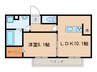 グランデ　Ｂ棟 1LDKの間取り