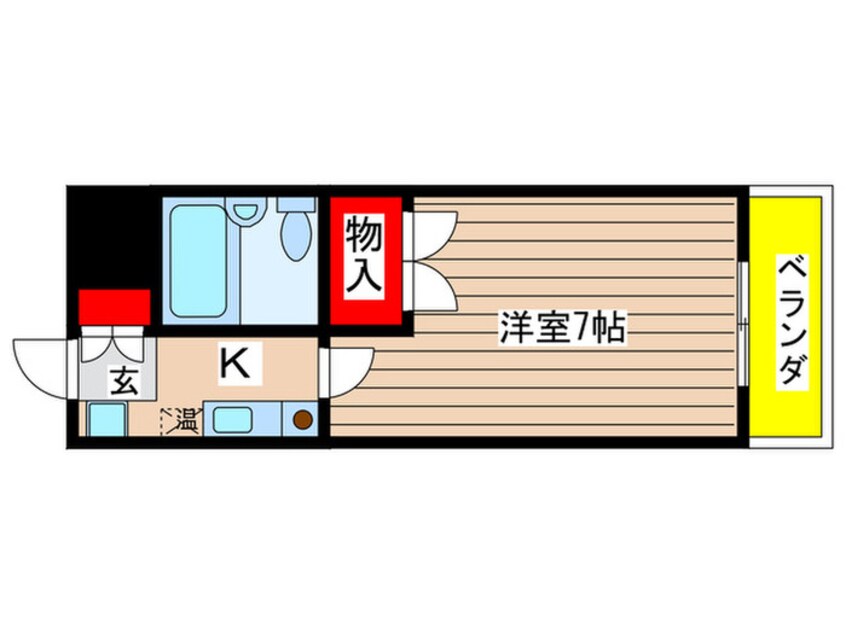 間取図 カロン土原