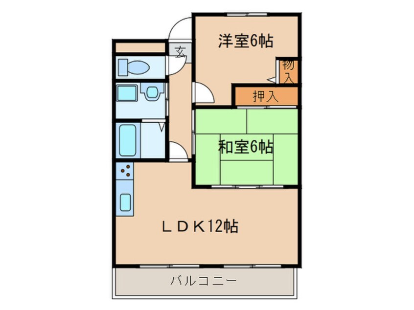 間取図 千代田グランデ