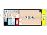 カドヤビル 1Kの間取り