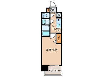 間取図 プレサンス大須観音(501)