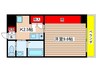 エポックステージ 1Kの間取り