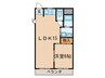 サンライズハイツＪ１ 1LDKの間取り