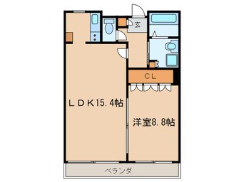 間取図 リバパレス鶴舞