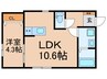 Grin at 大曾根南 1LDKの間取り