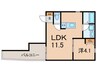 Grin at 大曾根南 1LDKの間取り