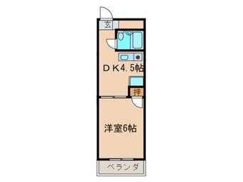 間取図 キャッスルシティ城崎Ⅰ