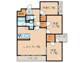 間取図 ユング城山