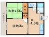 コーポ高松苑 2Kの間取り