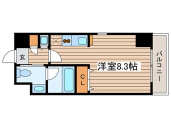 間取図 リヴシティ栄(1101)