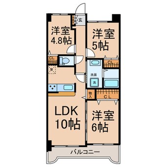 間取図 ベルメゾン花筐