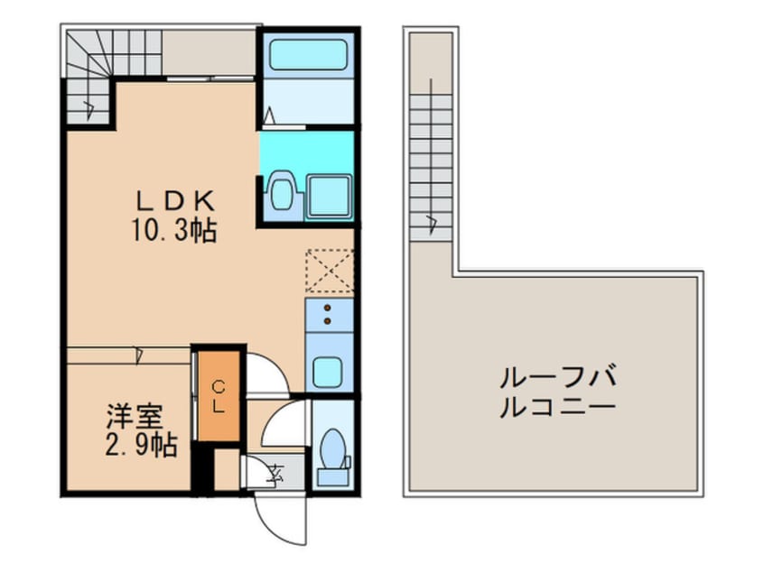 間取図 Grandtic アピタ　中村公園