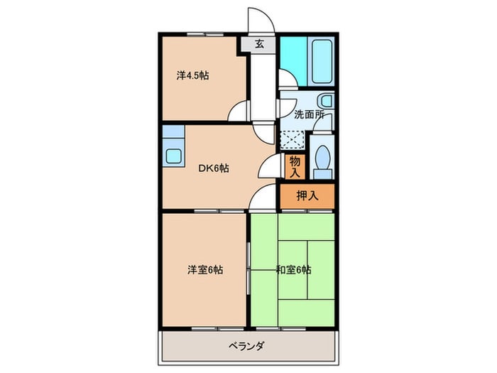 間取り図 ルピナス花池Ｂ棟