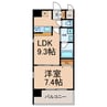 nextage sakurayama 1LDKの間取り
