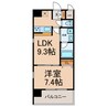 nextage sakurayama 1LDKの間取り