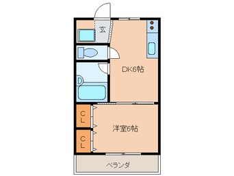 間取図 アクセスコートⅡ