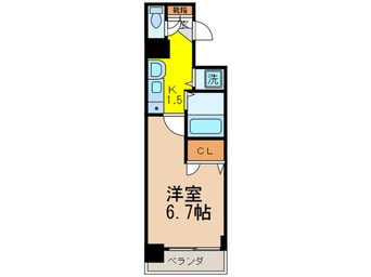 間取図 ﾗｲｼﾞﾝｸﾞｺｰﾄ名古屋駅南（404）