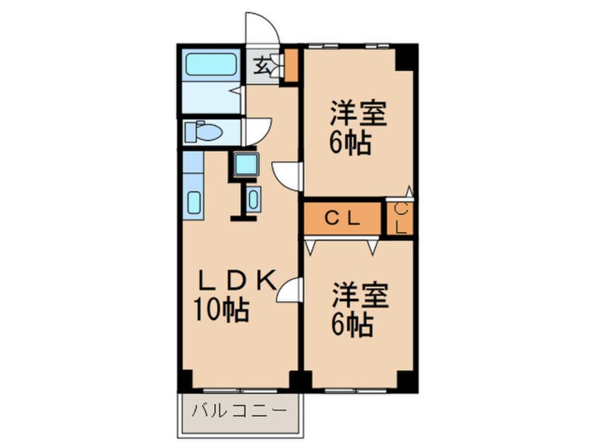 間取図 平和第二マンション