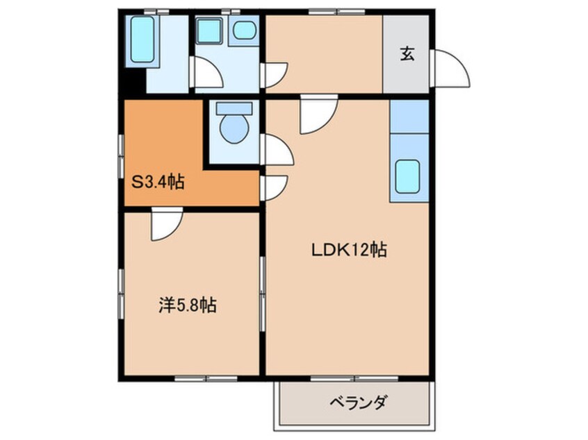 間取図 平和第二マンション