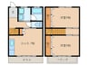 サイプレス福森 2DKの間取り