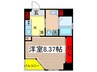ＧＲＡＮＤＵＫＥ代官町 1Kの間取り