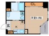 ＧＲＡＮＤＵＫＥ代官町 1Kの間取り