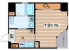 ＧＲＡＮＤＵＫＥ代官町 1Kの間取り