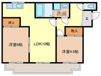 間取図 ラ・コンシェル柴周