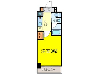 間取図 レジディア高岳