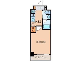 間取図 レジディア高岳