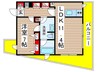 ＶＡＲＩＥ東別院 1LDKの間取り