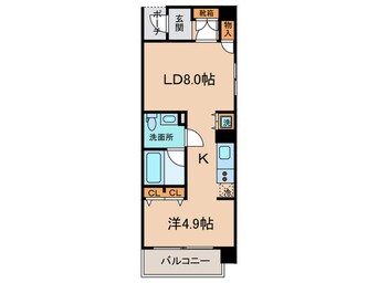 間取図 ＶＡＲＩＥ東別院