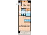 ＶＡＲＩＥ東別院 1LDKの間取り