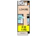 ＶＡＲＩＥ東別院 1LDKの間取り