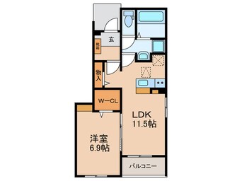 間取図 仮)ヒカルサ名古屋港区大西Ⅰ