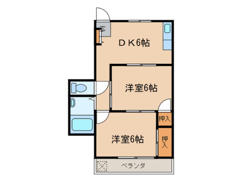 間取図 ﾒｿﾞﾝ余合