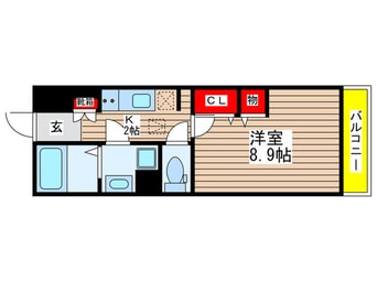 間取図 サンライズ滝子