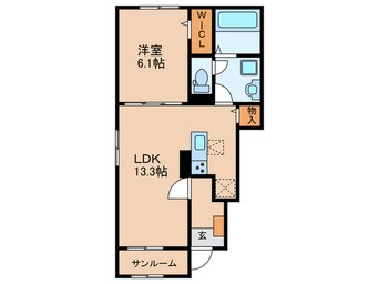 間取図 セシルⅠ