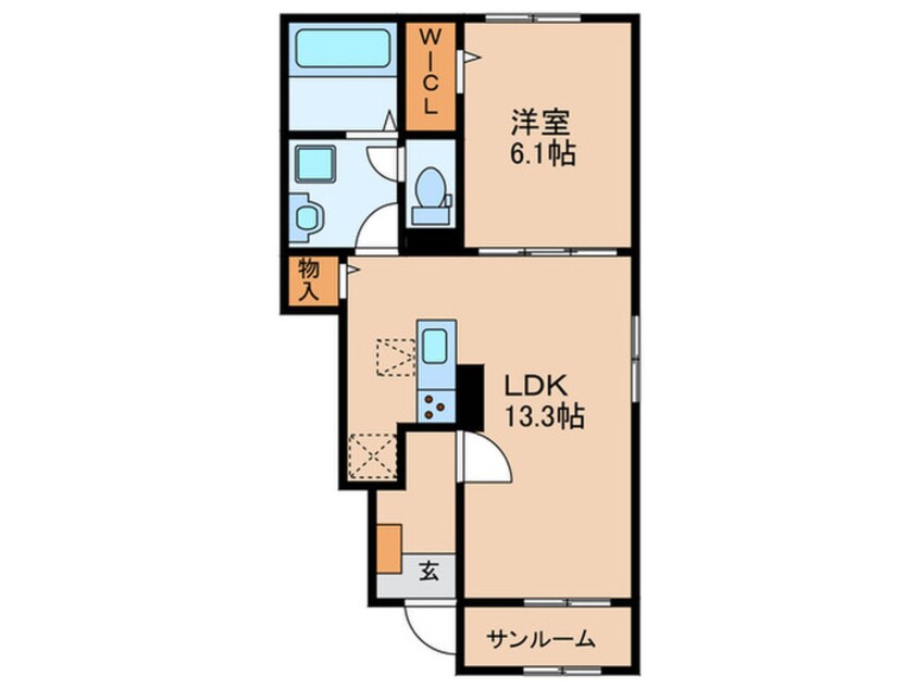間取図 セシルⅠ
