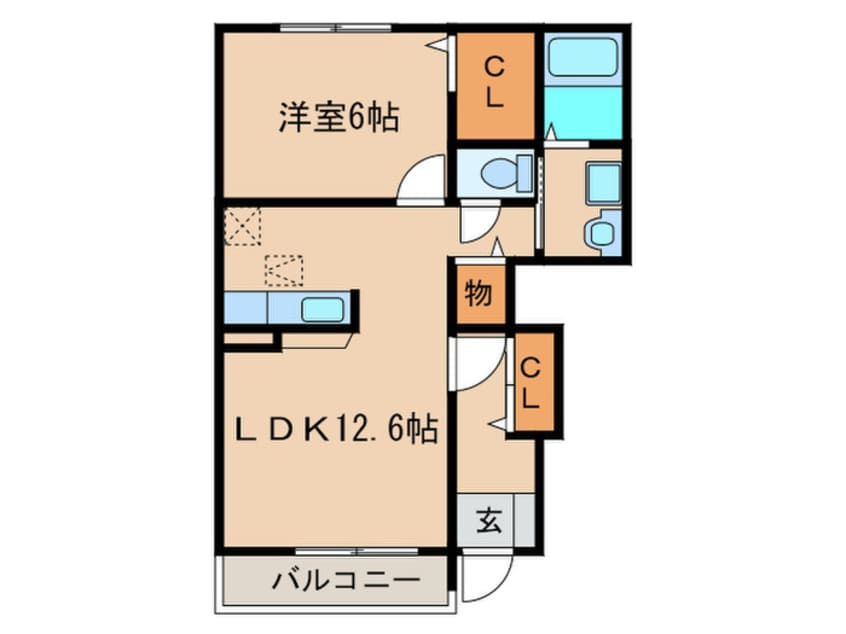 間取図 サンリット・レジデンスＡ(1110)