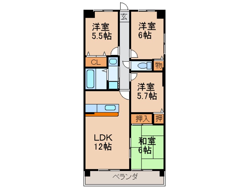 間取図 アルカディアⅤ