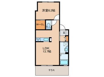 間取図 シャーメゾン富良野A棟