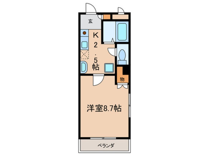 間取図 シャトルピーチ