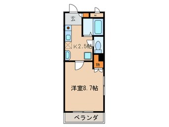 間取図 シャトルピーチ