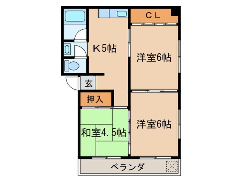 間取図 みそのビル